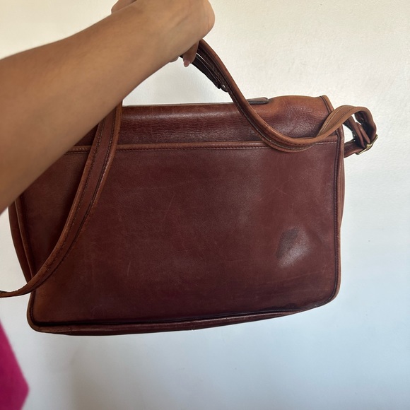 VTG Coach leather briefcase messenger - Picture 4 of 9